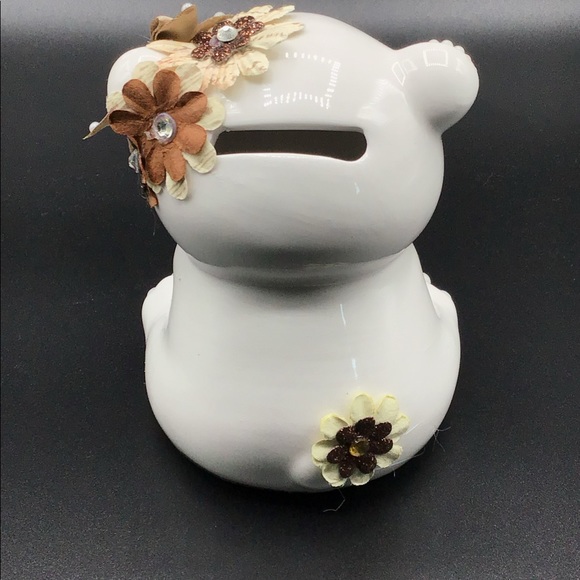 Piggy Bank for Kids in Brown Bear - Picture 4 of 4